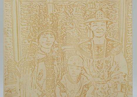 wood Costume laser engraver