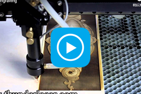 What laser cutter can create: 3D laser engraving – a mirror