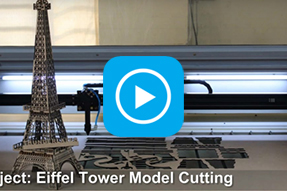 What laser cutter can create: laser cutting 3D – Eiffel Tower