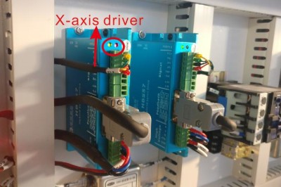 X-axis not moving at all