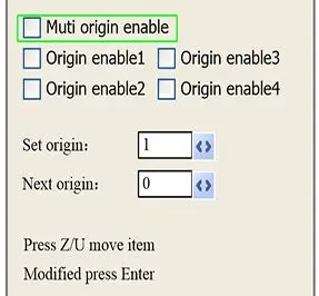 Why the “Origin” button of LCD panel not working