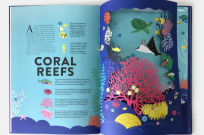 Laser hollowed out children’s picture books open the ocean of knowledge